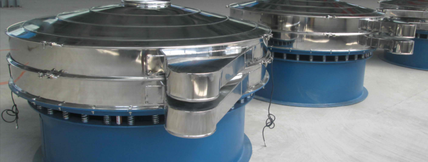rotary round vibrating screen